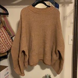 Eloquii Knit Oversized Pullover Sweater